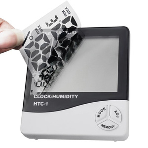 LCD electrónico <span class=keywords><strong>Digital</strong></span> <span class=keywords><strong>temperatura</strong></span> <span class=keywords><strong>humedad</strong></span> <span class=keywords><strong>medidor</strong></span> termómetro higrómetro Interior Exterior Monitor meteorológico estación con reloj - Product Image 4