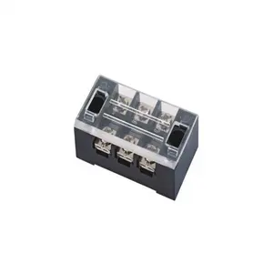 TB series 25A double row screw fixed type air conditioner barrier motor terminal block fence terminal connector