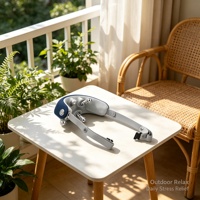 Masseur chauffant 3D portatif à pétrissage, compresse chaude, vibration et contrôle du temps pour le soulagement des douleurs musculaires du cou, des épaules, des bras, des mollets et des cuisses