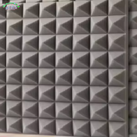 Panneaux acoustiques en forme de coin, design moderne, métal perforé, ignifuge, imperméable, écologique, NRC 0.4, insonorisant, modèle 3D Hall JH