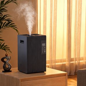 Увлажнитель воздуха паровой 5 л из нержавеющей стали, увлажнитель для здорового тепла и тумана для спальни, производительность 600 мл/ч - Product Image 3