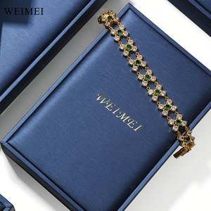 Blue LED Jewelry Box with Light Gift Packaging for <b>Ring</b> Set Box - Product Image 4