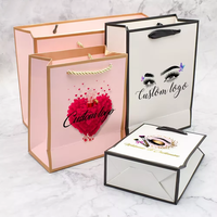 Sacs en papier de luxe personnalisés de haute qualité pour bijoux, cosmétiques, vêtements, lunettes et rangement, avec ruban – Vente en gros