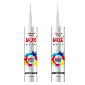 中国制造厂价格便宜食品级小管硅胶胶密封胶中性色固化硅胶胶玻璃胶