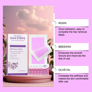 OCEAURA tiras de <span class=keywords><strong>cera</strong></span> <span class=keywords><strong>para</strong></span> depilación corporal <span class=keywords><strong>para</strong></span> <span class=keywords><strong>mujer</strong></span> tela no tejida al por mayor <span class=keywords><strong>para</strong></span> depilación axilas y de cara - Product Image 4