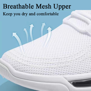 Sepatu Kasual Pria Musim Semi dan Gugur, Berbahan Mesh Bernapas, Anti Bau, Sol Empuk, Serbaguna, Trendi, Sepatu Olahraga - Product Image 5