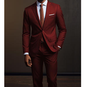 Completo da <span class=keywords><strong>Uomo</strong></span> a Due Pezzi con Stampa Digitale a Due Bottoni per Commercio Estero Transfrontaliero - Giacca e Pantaloni Personalizzabili - Product Image 4