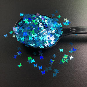 Gobelet en vrac artisanat paillettes <span class=keywords><strong>de</strong></span> noël en gros résine époxy noeud papillon forme paillettes flocons - Product Image 4