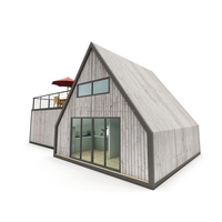 Maison de conteneur en acier triangulaire moderne préfabriquée de luxe de 20 pieds et 40 pieds pour hôtel, avec construction en panneaux sandwich