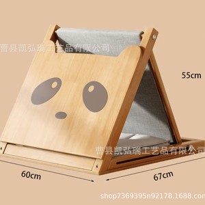 Wooden cat <b>tent</b>, indoor cat bed, enclosed and secure, suitable for all seasons, cat bed, pet dog kennel, house. - Product Image 4