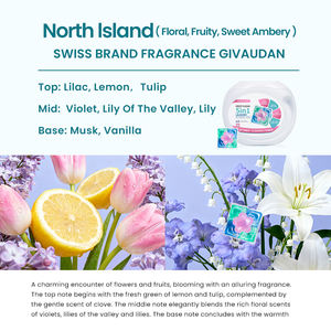 Yüksek kaliteli 5-in-1 saten kaldırma tek kullanımlık deterjan kapsüller biyobozunur çamaşır bakla folApparel OEM özel etiket katı - Product Image 4