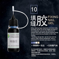 Ydc Soak Off Nail Glue Gel Gap Remplissage Gel Réparation Angle Uv Top Coat Gel Polish Fortement Stick Diamond