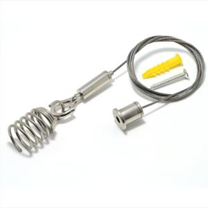 Chất Lượng Cao Dây Thép Cáp Chủ Mùa Xuân Móc Cáp Gripper Trần Cáp Treo Kit Acoustic Bảng Điều Chỉnh Treo Kit - Product Image 2