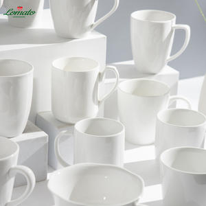 แก้วกาแฟพอร์ซเลนแบบกำหนดเองได้ ทนทาน เป็นมิตรกับสิ่งแวดล้อม ลดราคาพิเศษ |   แก้วมัคสีขาวดีไซน์ทันสมัย |   ขายส่งสินค้าพร้อมส่ง - Product Image 5