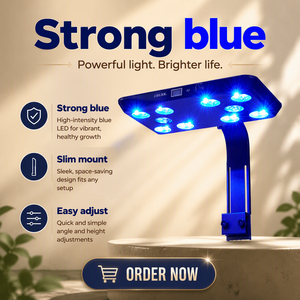 Lumière LED pour <span class=keywords><strong>aquarium</strong></span> avec coque en métal et support réglable, éclairage LED multi-perles pour <span class=keywords><strong>aquarium</strong></span> d'eau douce planté - Product Image 6