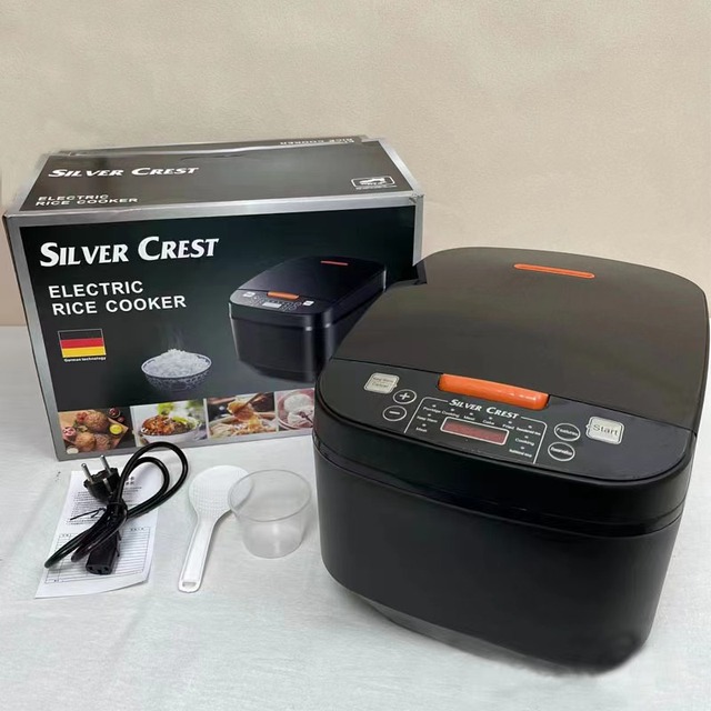Multipurpose Rice Cooker 5L kitchenaid Grain and Rice Cooker in Stock Silver Crest Non-Stick Rice Cooker Silver Home Electric