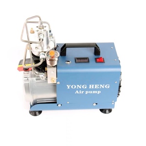 Compresseur d'air PCP YONG <span class=keywords><strong>HENG</strong></span> amélioré, pression réglable, 110V monocylindre, 220V haute pression 4500psi 300bar 30mpa pour la plongée sous-marine - Product Image 2