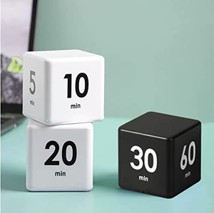 นาฬิกาจับเวลาแบบพับได้ Pomodoro Cube สำหรับนับถอยหลัง จัดการเวลา ทำงาน ศึกษา เด็กๆ ใช้กับ Google บริหารเวลา ทำอาหาร ครัว - Product Image 3