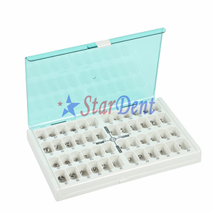 <span class=keywords><strong>Prix</strong></span> d'usine Matériel dentaire Acier inoxydable <span class=keywords><strong>Couronne</strong></span> de remplissage temporaire pour molaires de enfants - Product Image 1