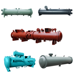 Ống vỏ và ống thép không gỉ thiết bị bay hơi Máy làm lạnh nước Titan Ống trao đổi nhiệt làm mát không khí bị ngập - Product Image 5