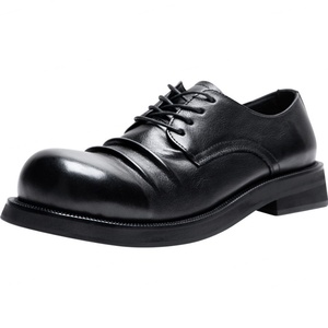 Latest Best Selling Men Formal Business <b>Shoes</b> Genuine Leather Laces Thick Soles <b>Height</b> <b>Increasing</b> Pointed Toe for Office Career - Product Image 6
