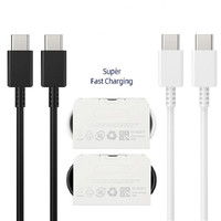 Câble de charge super rapide USB Type C vers Type C 25W en gros pour S23 S22 S21 S20 Note 20 Note 10 PD