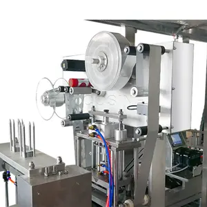 Автоматическая машина для запечатывания пластиковых стаканчиков линейного типа, машина для запечатывания капсул кофе Nespresso