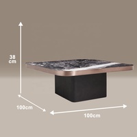 Furnitur Ruang Tamu Meja Pusat Modern Desain Meja Teh Marmer