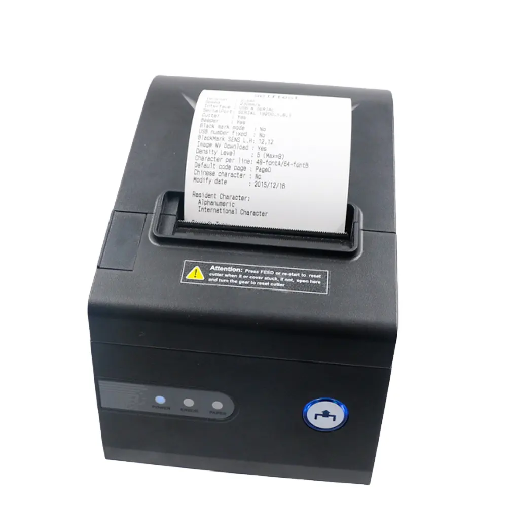 Hoge Kwaliteit Overvloedige Interfaces Bill Printer 80Mm Pos Thermische Blue Tooth Printer