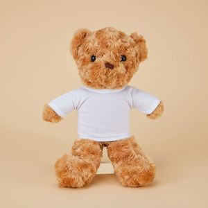 T-shirts vierges en polyester blanc pour sublimation, pour vêtements de poupées, ours en peluche et serviettes - Product Image 2
