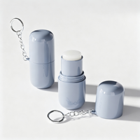 Étui vide en forme de cœur pour baume à lèvres avec pendentif, étui à rouge à lèvres, étui à blush, étui à crème pour les lèvres, pot à fond de teint et correcteur