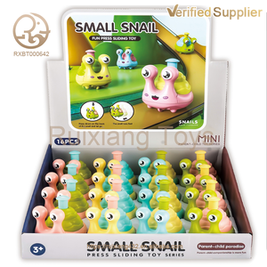 <span class=keywords><strong>Escargot</strong></span> de dessin animé, jouet pour bébé, jouet anti-stress, en plastique, pour bambins, tirer vers l'arrière - Product Image 6
