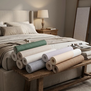 Tela de Pared sin Costuras Antimoho y Resistente a la Humedad, Material de Pared Ecológico No Tejido para Decoración de Paredes en Hogares y Hoteles - Product Image 4