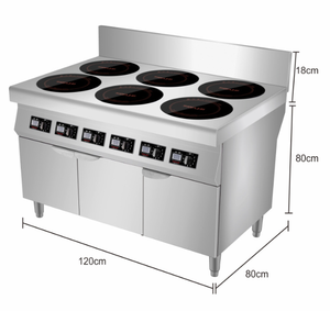 Cocina de Inducción de Acero Inoxidable de Alta Potencia para Cocina y Restaurante, de Grado Comercial, Ahorro de Energía - Product Image 6