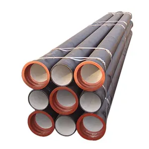 Tubo de ferro fundido de encaixe em tubo com ranhuras flangeadas simples dn 200 350 mm classe K14 de boa qualidade