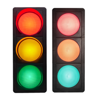 Feu de signalisation routière LED rond haute luminosité 300 mm (12 pouces) pour les intersections urbaines et la sécurité routière, fabrication directe OEM/ODM