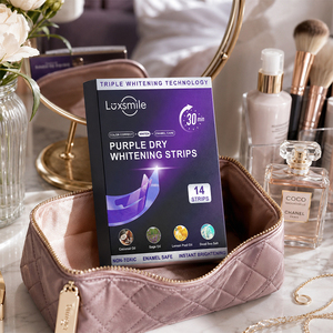Luxsmile Bandelettes blanchissantes <span class=keywords><strong>pour</strong></span> <span class=keywords><strong>les</strong></span> <span class=keywords><strong>dents</strong></span> V34 Purple, qualité dentaire, OEM, emballage en gros, marque privée, Pap Hp - Product Image 1