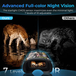 Jumelles numériques de vision nocturne avec écran couleur de 3 pouces, résolution 640x512, zoom 3x et enregistrement vidéo - Product Image 3