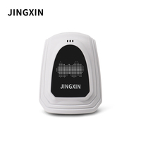 Escáner de Código de Barras Inalámbrico JINGXIN de Doble Modo 2.4G, con Carcasa de ABS y PC en Blanco y Negro, Alcance de 80m, para Puntos de Venta Minoristas