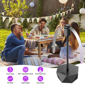 Ventilador Repelente de Moscas Automático Portátil Plegable de 360 Grados, Eléctrico, de ABS Sólido, Ecológico y Recargable para Cocina, Gran Venta - Product Image 5