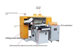 Machine de polissage automatique de bureau à une face en acier inoxydable, pour le meulage et l'ébavurage de métaux, industrielle et automatique - Product Image 6