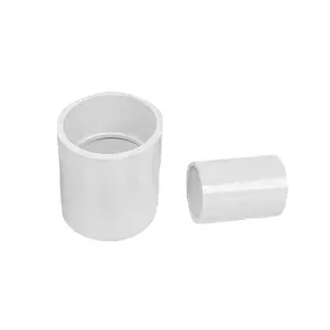 LeDES CUL Listed 2 Inch PVC Coupling for Use With Sch 40 PVC Pipe Sunlight Resistant FT4 Flame Retardant Comply with NEMA TC-3