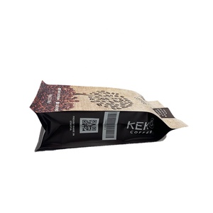 Bolsas de café tostadas con cierre hermético, <span class=keywords><strong>embalaje</strong></span> <span class=keywords><strong>flexible</strong></span>, color negro, acabado mate, 250g, China - Product Image 4
