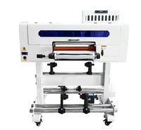 Imprimante DTF numérique UV 42CM à trois têtes XP600 pour étiquettes en cristal, rouleau à rouleau, entièrement automatique, avec tête DTF métallique, Nouvelle, Garantie 1 an
