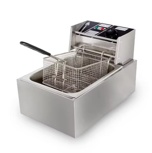 Commercial Single Tank Deep <strong>Fryer</strong> 6L 12L Gas <strong>Fryer</strong> For Fries &amp; Chicken On Sale - Product Image 5
