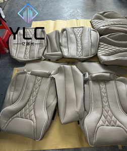 Housse de siège auto sur mesure pour 5 places, cuir Nappa de luxe de haute qualité, ajustement original pour <span class=keywords><strong>Mercedes</strong></span>-Benz - Product Image 3