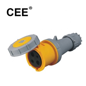 CEE 3 Pha 4pin 3 P + Pin PE & Tay Áo Đầu Nối Thẳng Công Nghiệp 400V 125 Amp Ổ Cắm Công Nghiệp - Product Image 2