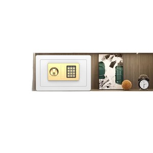 Mini coffre-fort électronique mural, 1-3L, boîte à bijoux rectangulaire, usage privé à domicile, style minimaliste - Product Image 1
