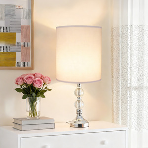 Cylinder Fabric Lamp Shade White Linen Look Easy Install Lamp <b>Accessory</b> for Table Desk <b>Floor</b> Lamps - Product Image 2