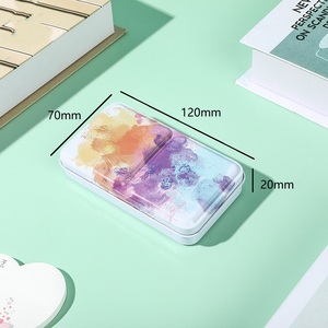 Palette vide de boîte de boîtes de peintures d'<span class=keywords><strong>aquarelle</strong></span> en métal pour organiser et stocker des fournitures d'art - Product Image 4